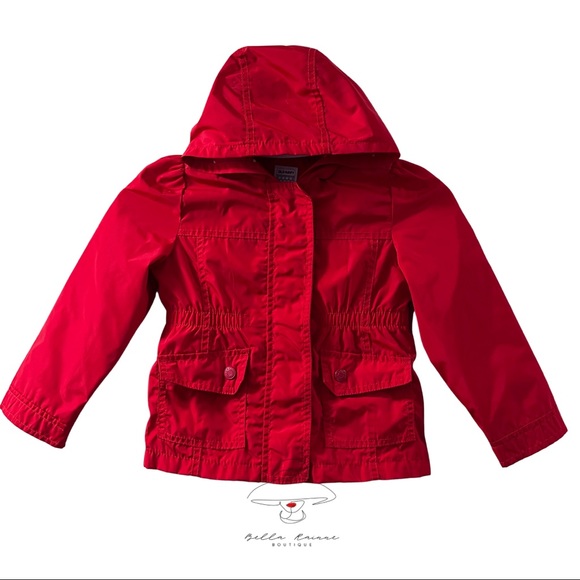 OLD NAVY Toddler Girls Hooded Canvas Jacket - Picture 1 of 4